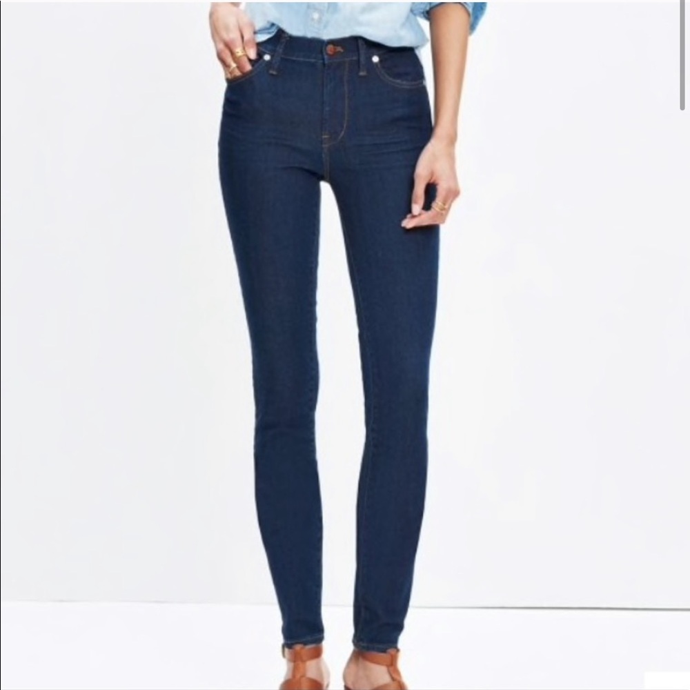 Madewell high riser skinny